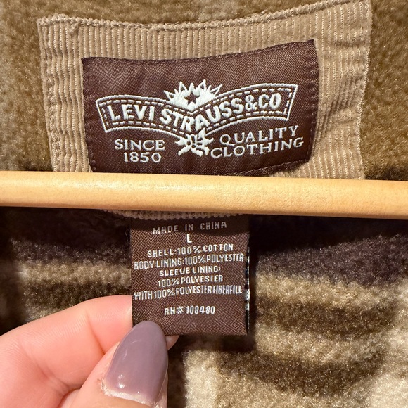 Levi’s Men’s Corduroy Sherpa-Lined Jacket - Size L - Picture 4 of 6